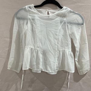 Girls blouse with under tank top